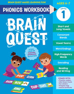 Book cover for Brain Quest Phonics Workbook: Grade 1