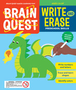 Book cover for Brain Quest Write and Erase: Preschool Skills