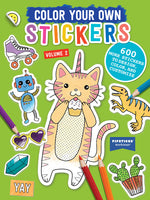 Book cover for Color Your Own Stickers, Volume 2: Trade Edition Volume 2