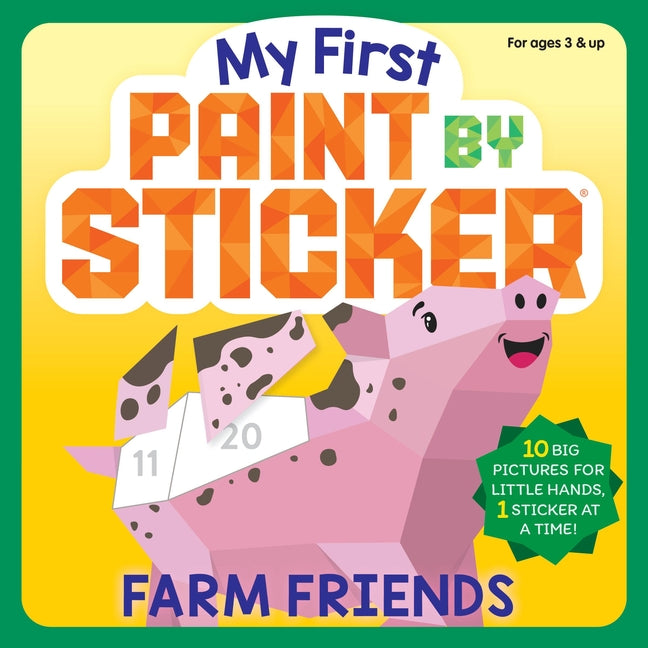 Book cover for My First Paint by Sticker: Farm Friends