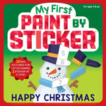Book cover for My First Paint by Sticker: Happy Christmas