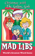 Book cover for Christmas with the Golden Girls Mad Libs: World's Greatest Word Game
