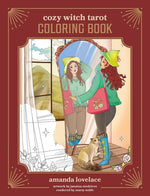 Book cover for Cozy Witch Tarot Coloring Book