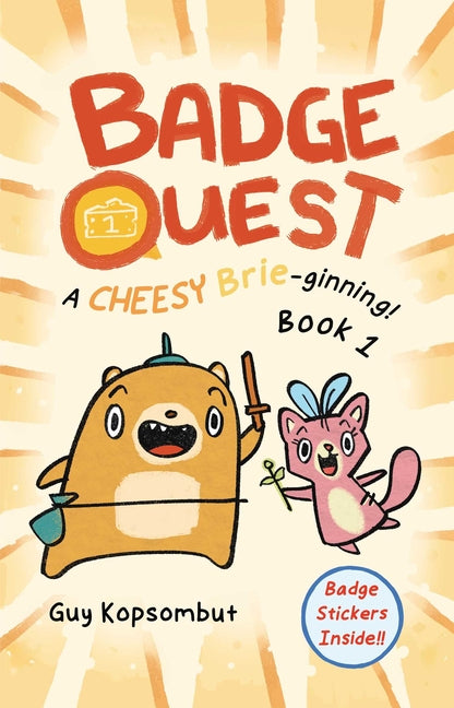 Book cover for Badge Quest: A Cheesy Brie-Ginning! Volume 1
