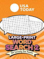 Book cover for USA Today Large-Print Word Search 2: 300 Seriously Fun Puzzles