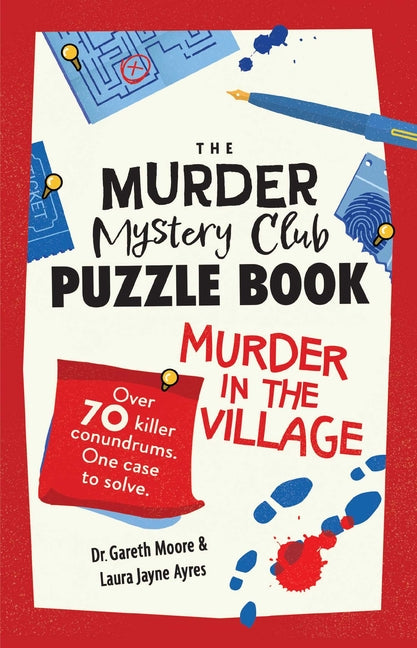 Book cover for Murder Mystery Club Puzzle Book: Murder in the Village