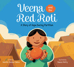 Book cover for Veena and the Red Roti: A Story of Hope During Partition