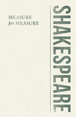 Book cover for Measure for Measure