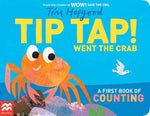 Book cover for Tip Tap Went the Crab: A First Book of Counting