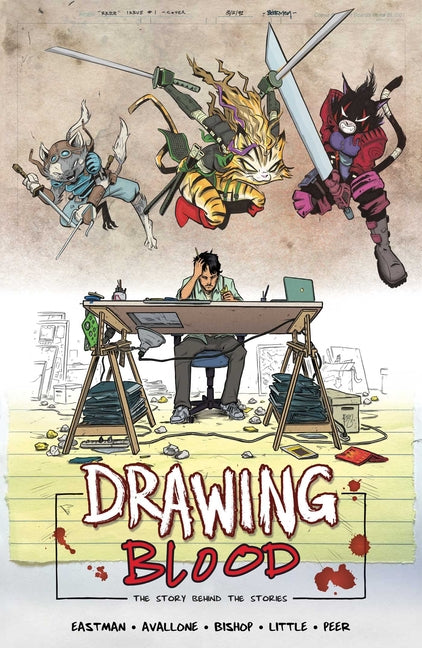 Book cover for Drawing Blood Volume 1: Spilled Ink