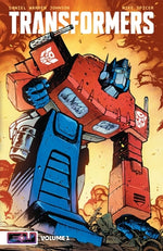 Book cover for Transformers Vol. 1: Robots in Disguise