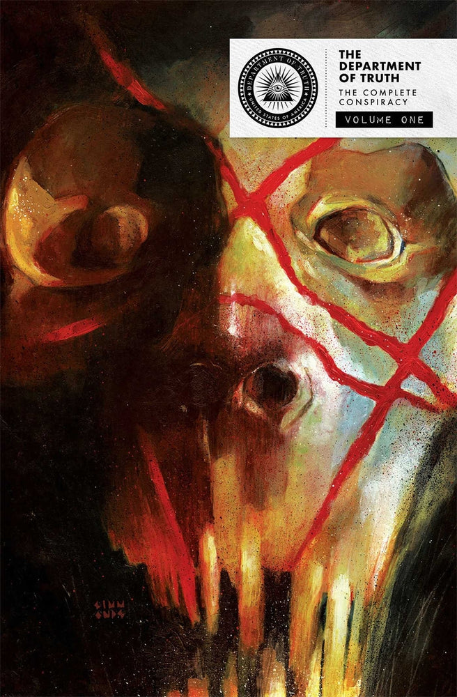 Book cover for Department of Truth: The Complete Conspiracy Deluxe Hardcover, Book 1