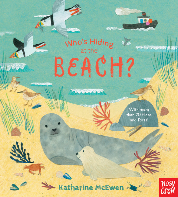 Book cover for Who's Hiding at the Beach?
