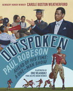Book cover for Outspoken: Paul Robeson, Ahead of His Time: A One-Man Show