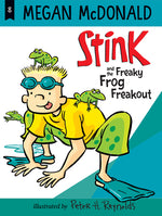 Book cover for Stink and the Freaky Frog Freakout