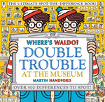 Book cover for Where's Waldo? Double Trouble at the Museum: The Ultimate Spot-The-Difference Book!