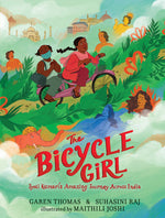 Book cover for Bicycle Girl: Jyoti Kumari's Amazing Journey Across India: (A True Story of Bravery, Determination, and Family Love Set in India During the Pandemic -