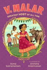 Book cover for V. Malar: Greatest Host of All Time