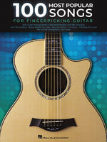 Book cover for 100 Most Popular Songs for Fingerpicking Guitar: Solo Guitar Arrangements in Standard Notation and Tab