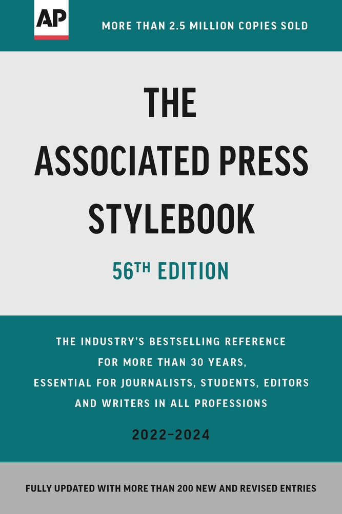 Book cover for The Associated Press Stylebook: 2022-2024
