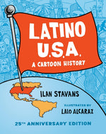 Book cover for Latino USA: A Cartoon History