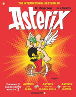 Book cover for Asterix Omnibus #1: Collects Asterix the Gaul, Asterix and the Golden Sickle, and Asterix and the Goths