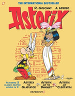 Book cover for Asterix Omnibus #2: Collects Asterix the Gladiator, Asterix and the Banquet, and Asterix and Cleopatra