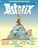 Book cover for Asterix Omnibus #8: Collecting Asterix and the Great Crossing, Obelix and Co, Asterix in Belgium