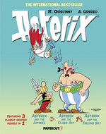 Book cover for Asterix Omnibus Vol. 11: Collecting Asterix and the Actress, Asterix and the Class Act, and Asterix and the Falling Sky