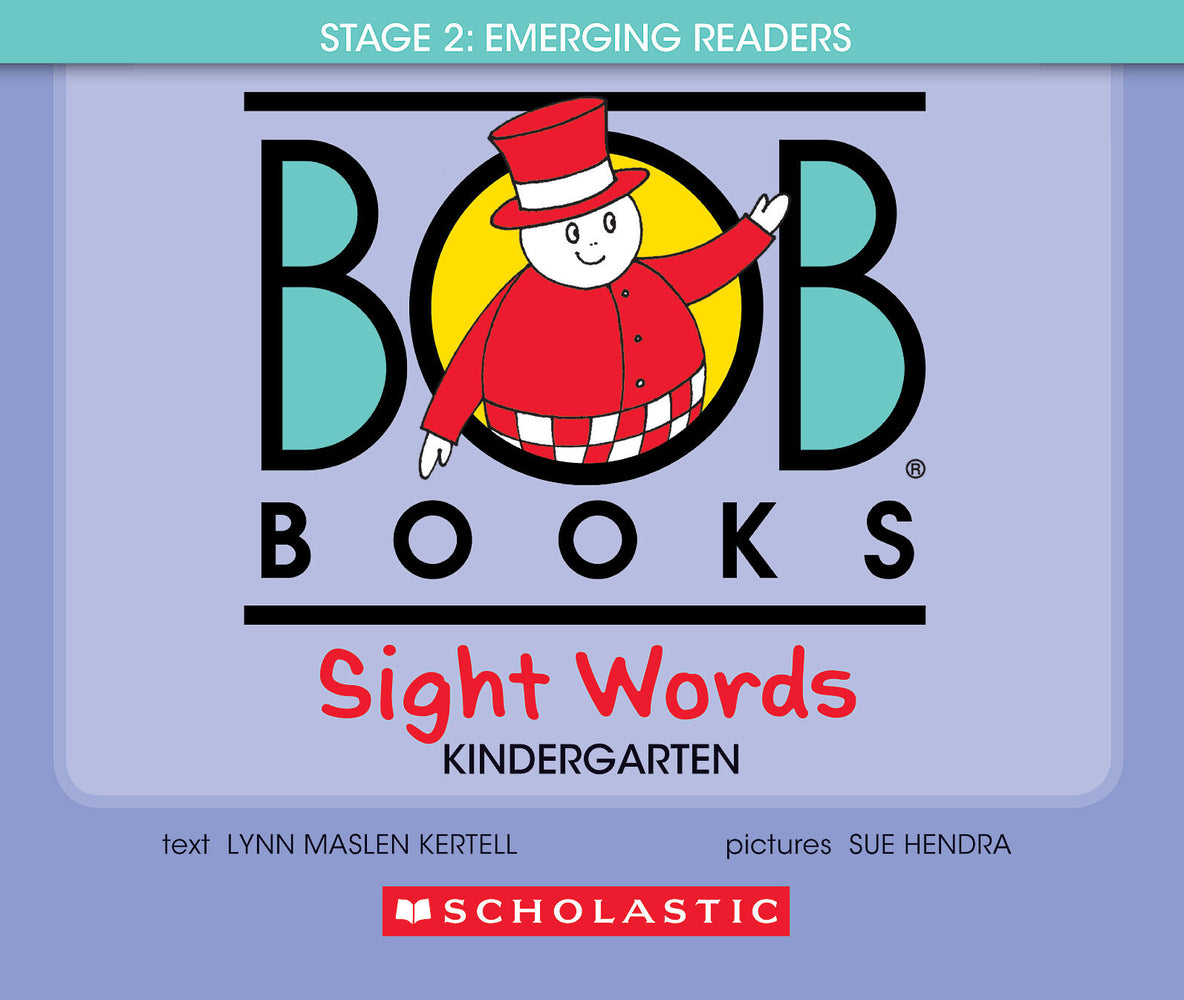 Book cover for Bob Books - Sight Words Kindergarten Hardcover Bind-Up Phonics, Ages 4 and Up, Kindergarten (Stage 2: Emerging Reader)