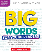 Book cover for Big Words for Young Readers: Teaching Kids in Grades K to 5 to Decode--And Understand--Words with Multiple Syllables and Morphemes