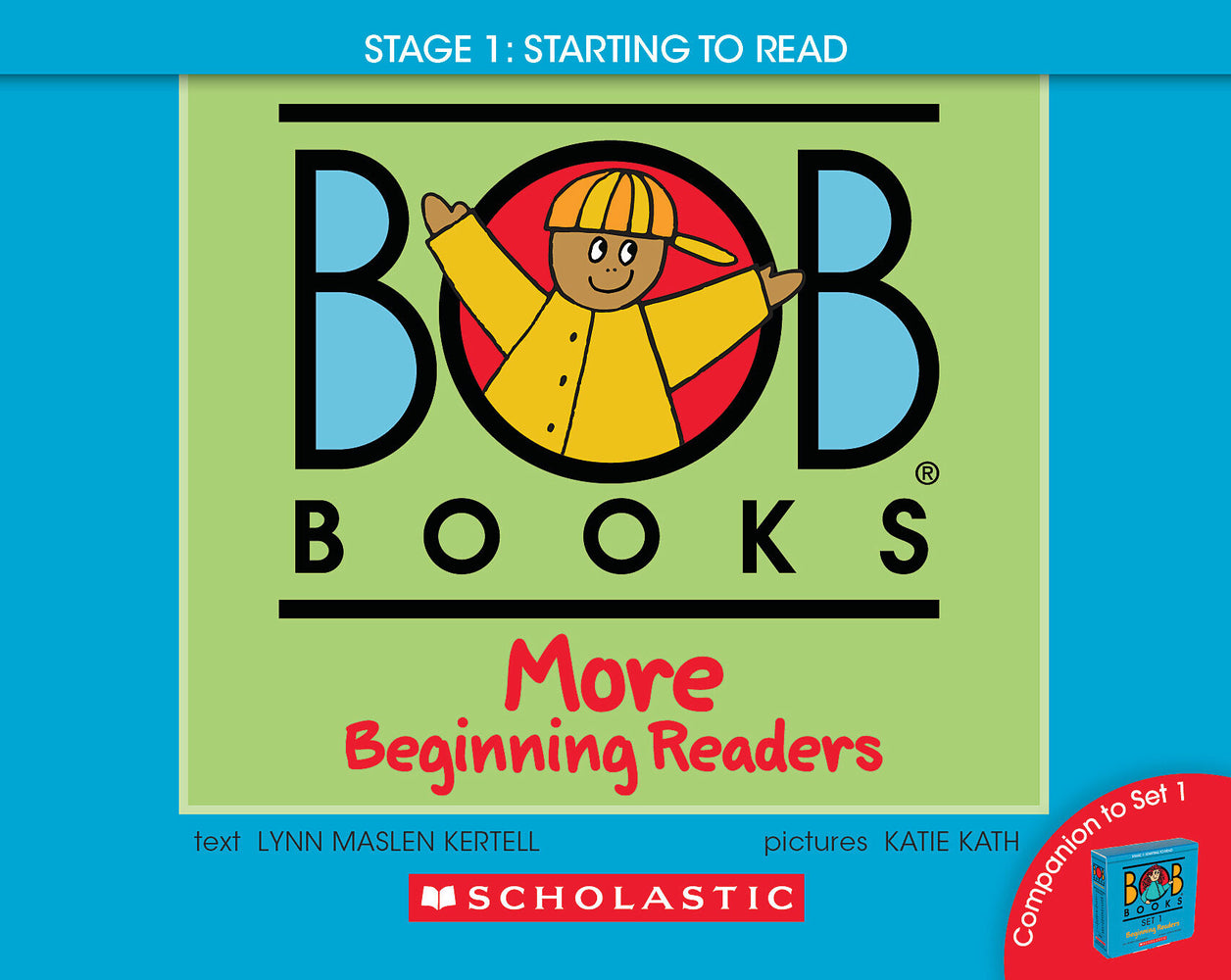 Book cover for Bob Books - More Beginning Readers Hardcover Bind-Up Phonics, Ages 4 and Up, Kindergarten (Stage 1: Starting to Read)