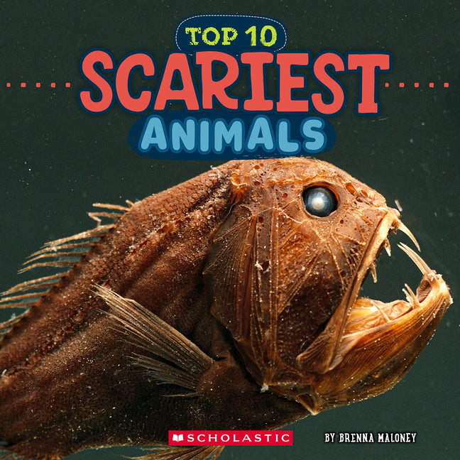 Book cover for Top 10 Scariest Animals (Wild World)