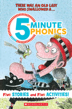 Book cover for There Was an Old Lady: 5-Minute Phonics