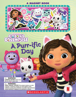 Book cover for Purr-Ific Day (Gabby's Dollhouse Magnet Book)