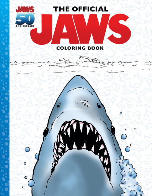 Book cover for Official Jaws Coloring Book (Media Tie-In)
