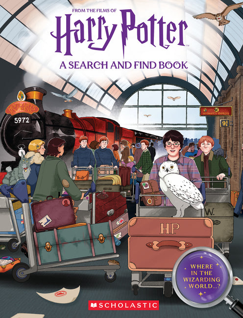 Book cover for Where in the Wizarding World? an Official Harry Potter Search-And-Find Book