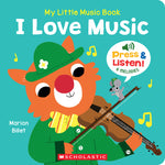 Book cover for My Little Music Book: I Love Music