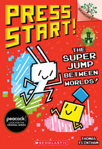 Book cover for Super Jump Between Worlds!: A Branches Book (Press Start! #17)