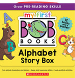 Book cover for My First Bob Books - Alphabet Story Box Phonics, Letter Sounds, Ages 3 and Up, Pre-K (Reading Readiness)
