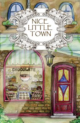 Book cover for Adult Coloring Book: Nice Little Town