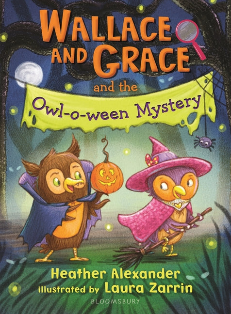 Book cover for Wallace and Grace and the Owl-O-Ween Mystery
