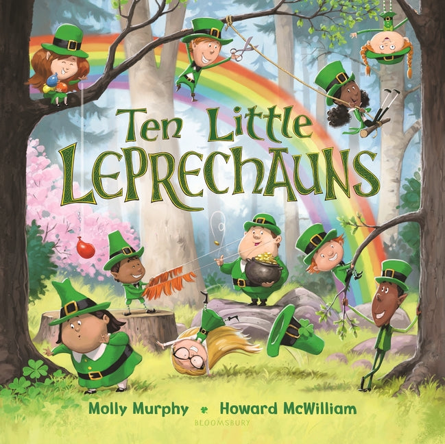 Book cover for Ten Little Leprechauns
