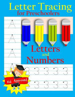 Book cover for Letter Tracing: Preschool Letters and Numbers: Letter Books for Preschool: Preschool Activity Book: Preschool LetterTracing: Preschool