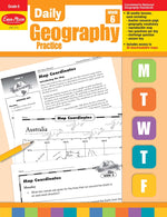Book cover for Daily Geography Practice: Grade 6