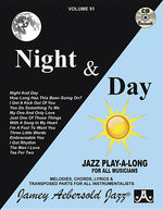 Book cover for Jamey Aebersold Jazz -- Night & Day, Vol 51: Book & CD