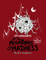 Book cover for H.P. Lovecraft's the Mounatins of Madness for Beginning Readers