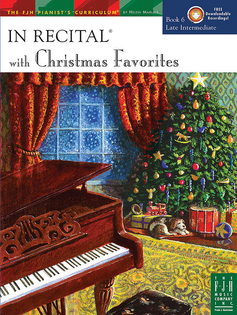 Book cover for In Recital(r) with Christmas Favorites, Book 6