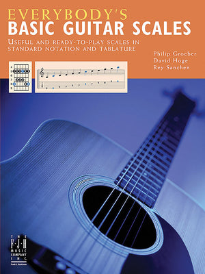 Book cover for Everybody's Basic Guitar Scales