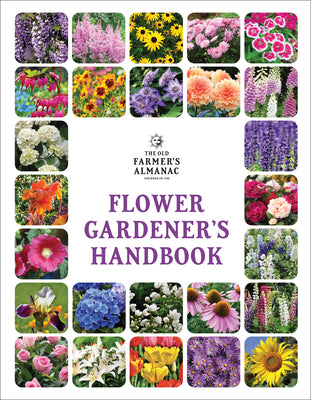 Book cover for The Old Farmer's Almanac Flower Gardener's Handbook